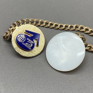 Vintage 1962 Century 21 Exposition Sweater Clip Seattle World Fair Enamel Lucite